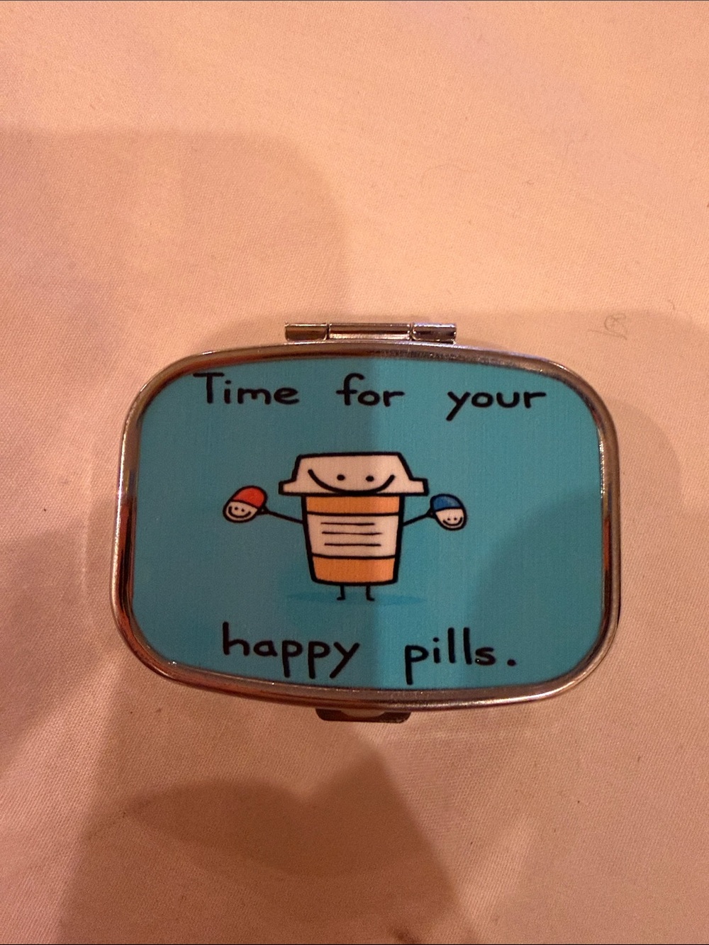Metal Pill Case Organizer - Assorted Color Designs - Picture 11 of 15